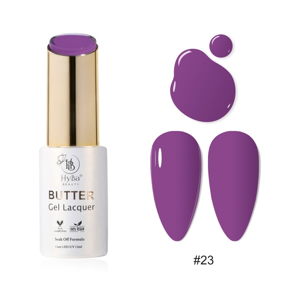 BUTTER Gel Polish SERIES 3 (Colors 021 - 030) - HYBA BEAUTY